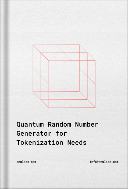 Quantum Random Number Generator for Tokenization Needs